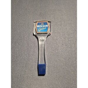 Vintage Molson‎ Golden Acrylic Beer Tap Handle. 9"